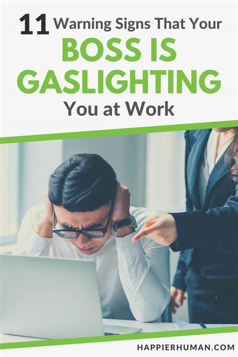 gaslighting in the workplace boss